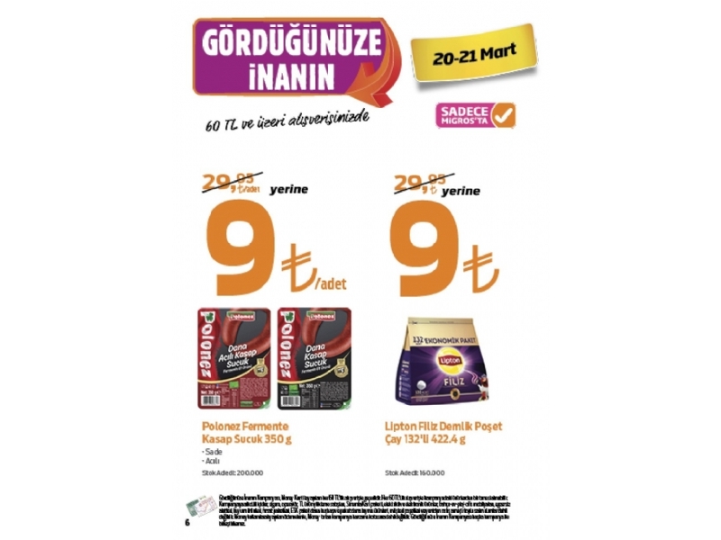 Migros 12 - 25 Mart Migroskop - 63