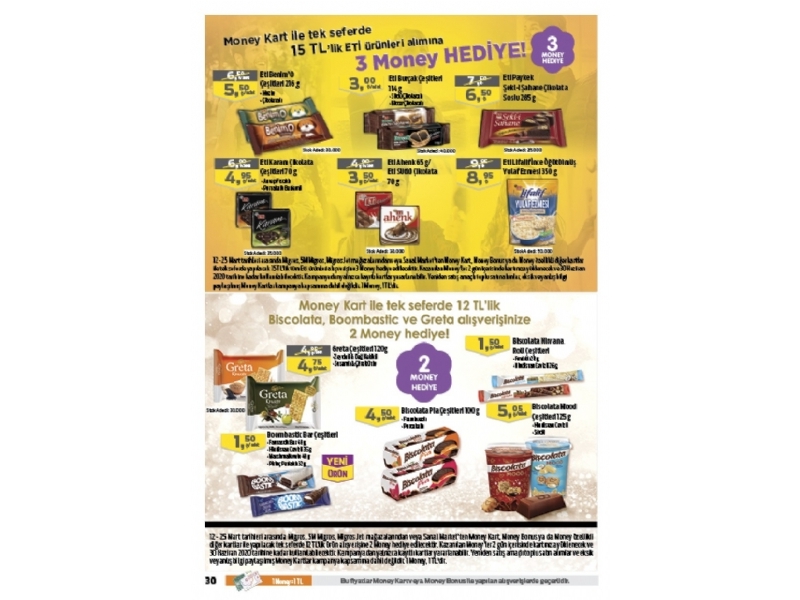 Migros 12 - 25 Mart Migroskop - 30