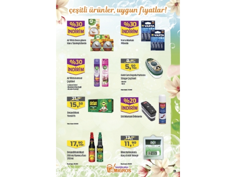 Migros 26 Mart - 15 Nisan Migroskop - 13