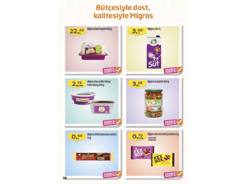 Migros 26 Mart - 15 Nisan Migroskop - 20