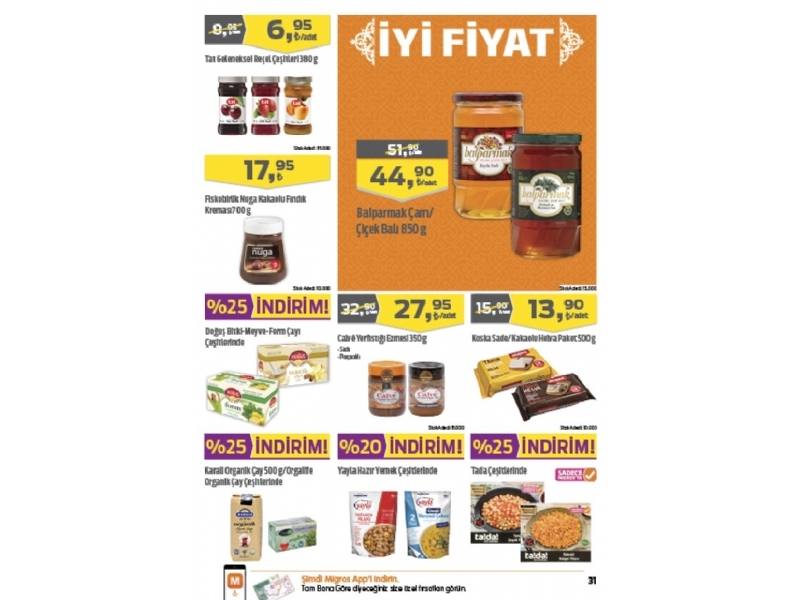 Migros 16 - 29 Nisan Kataloundirimleri - 31