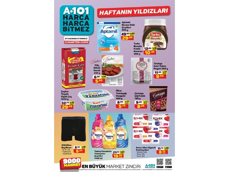 A101 27 Haziran - 3 Temmuz Haftann Yldzlar - 1