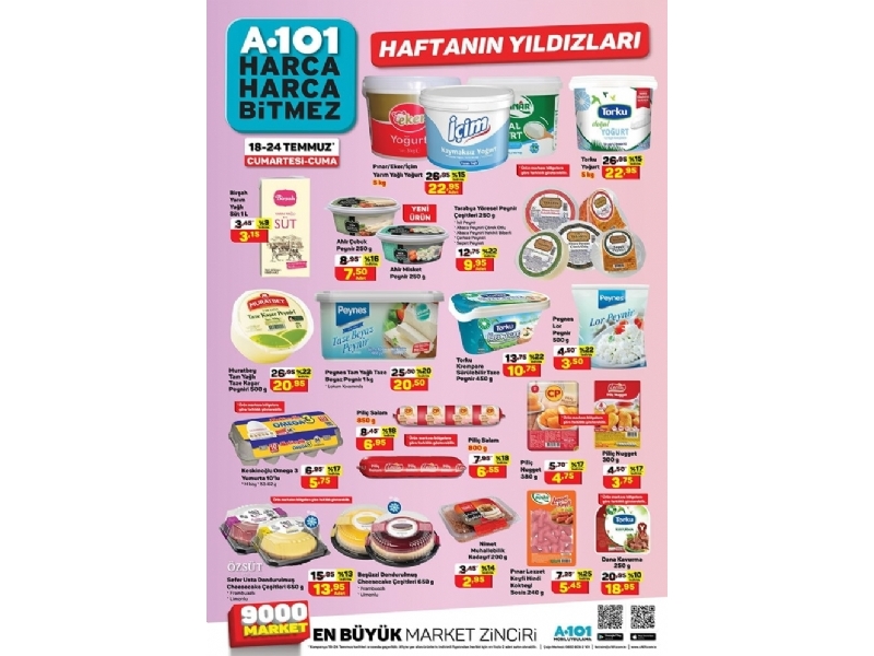 A101 18 - 24 Temmuz Haftann Yldzlar - 2