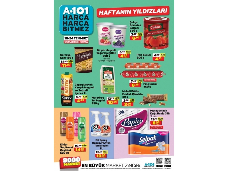 A101 18 - 24 Temmuz Haftann Yldzlar - 1