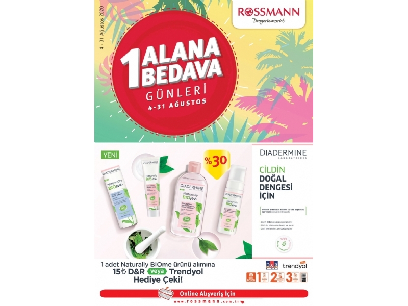 Rossmann 1 Alana 1 Bedava - 1