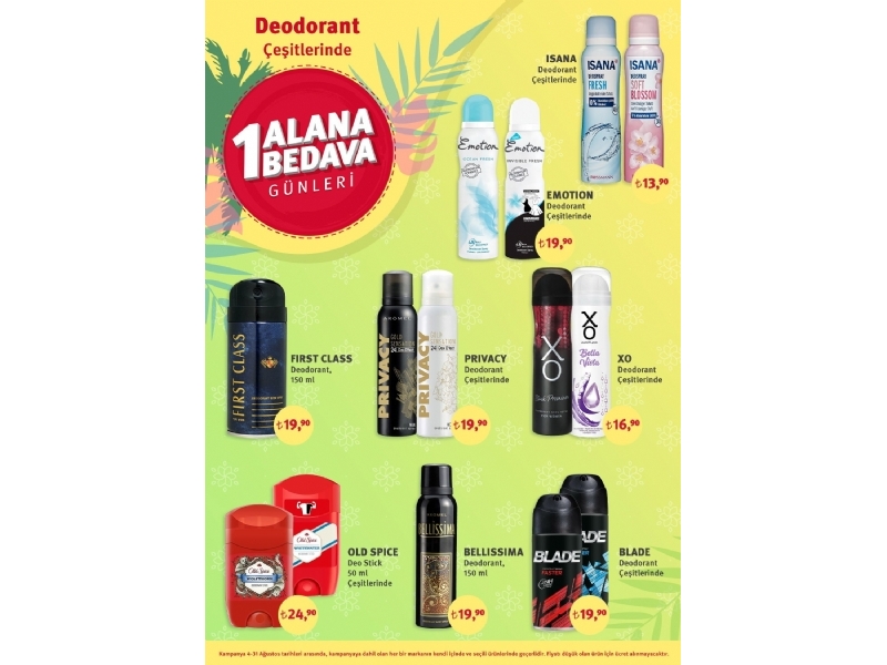 Rossmann 1 Alana 1 Bedava - 13