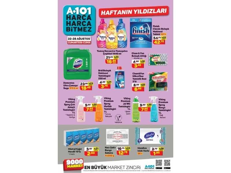 A101 22 - 28 Austos Haftann Yldzlar - 2