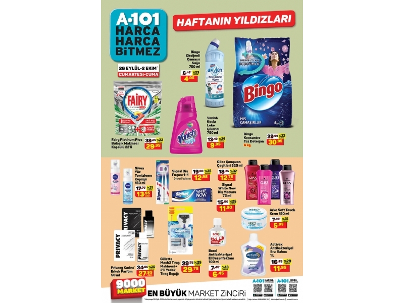 A101 26 Eyll - 2 Ekim Haftann Yldzlar - 3