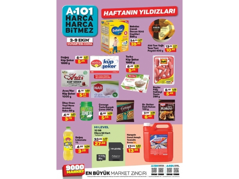 A101 3 - 9 Ekim Haftann Yldzlar - 1