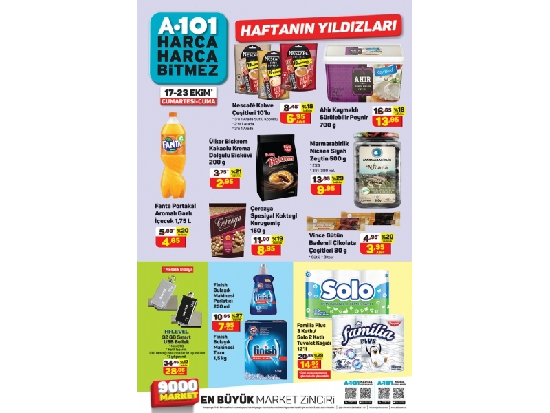 A101 17 - 23 Ekim Haftann Yldzlar - 1