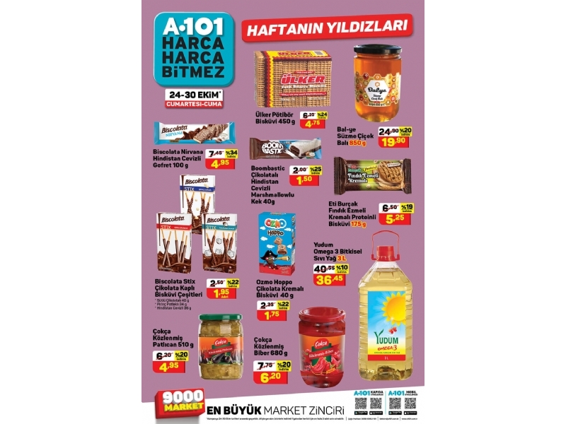 A101 24 - 30 Ekim Haftann Yldzlar - 1