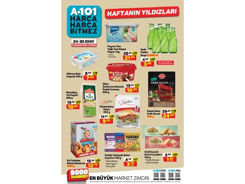 A101 24 - 30 Ekim Haftann Yldzlar - 2