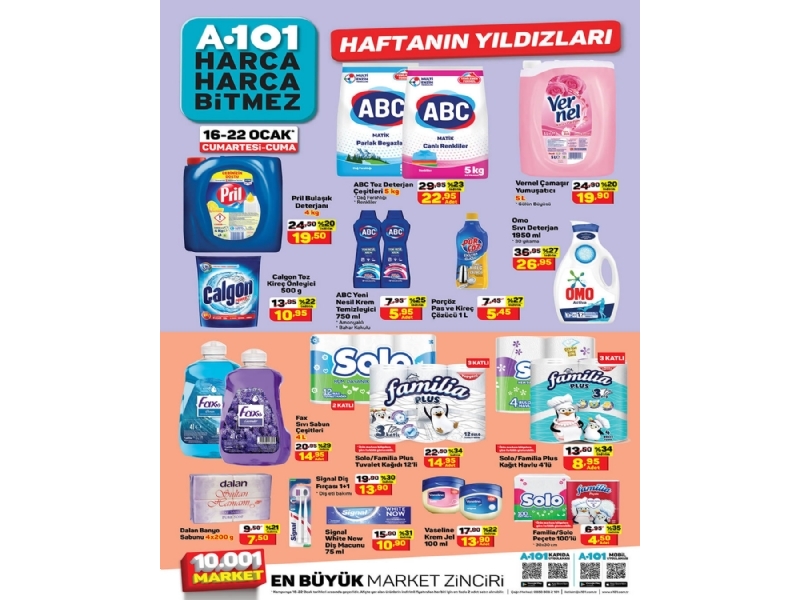 A101 16 - 22 Ocak Haftann Yldzlar - 2