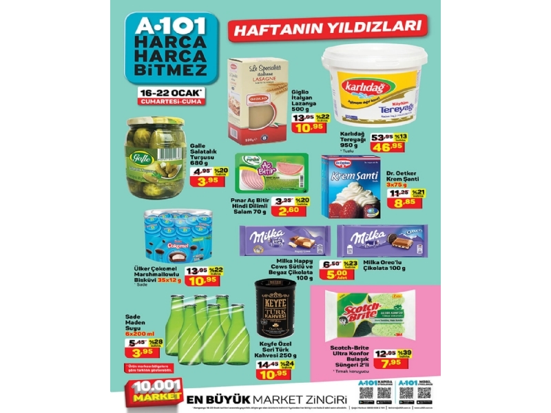 A101 16 - 22 Ocak Haftann Yldzlar - 1