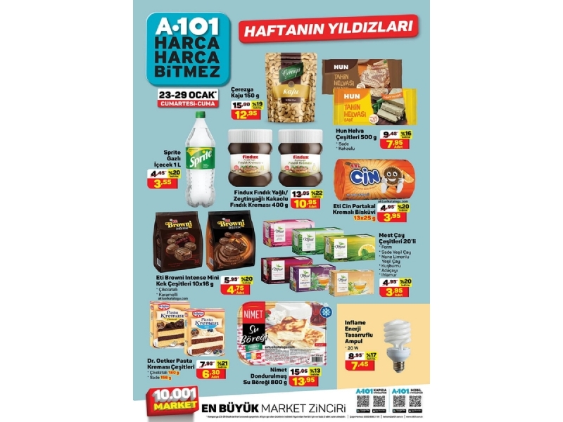 A101 23 - 29 Ocak Haftann Yldzlar - 2