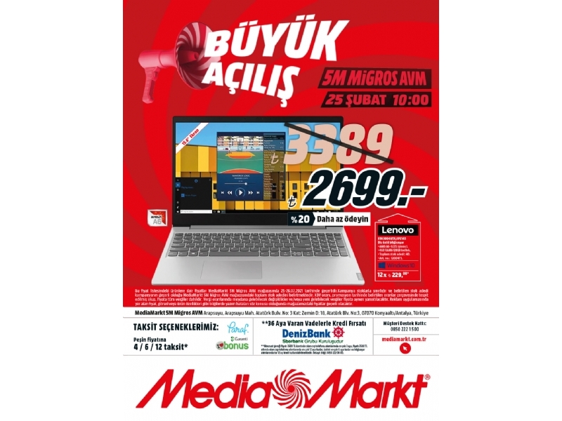 Media Markt Antalya 5M Migros - 7