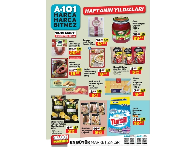 A101 13 - 19 Mart Haftann Yldzlar - 1