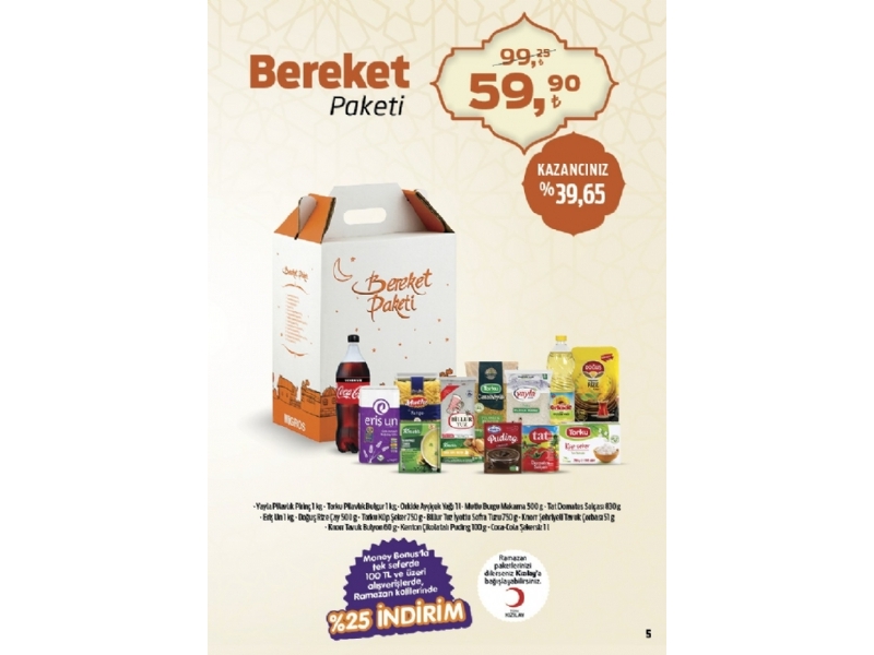 Migros Ramazan Erzak Paketi 2021 - 1