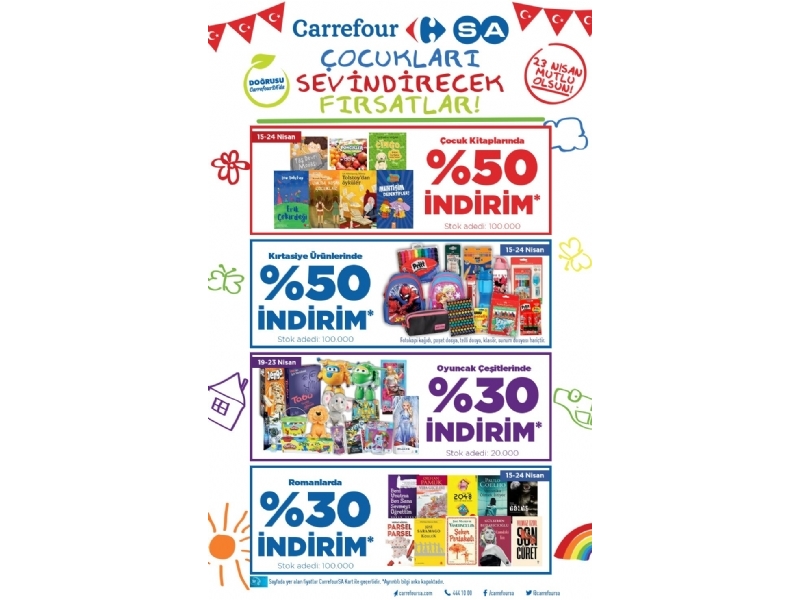 CarrefourSA 23 Nisan ocuk Bayram ndirimleri - 1