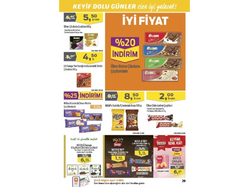 Migros 20 Mays - 2 Haziran Migroskop - 29