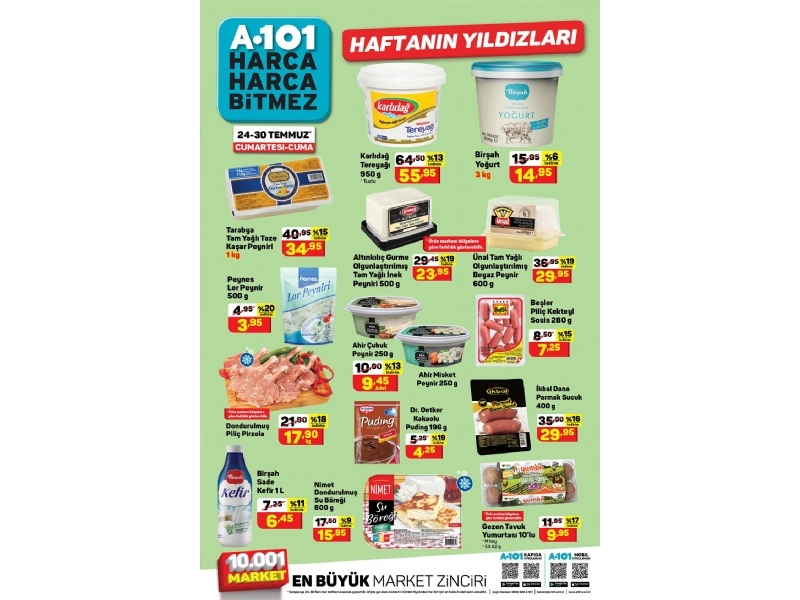 A101 24 - 30 Temmuz Haftann Yldzlar - 2