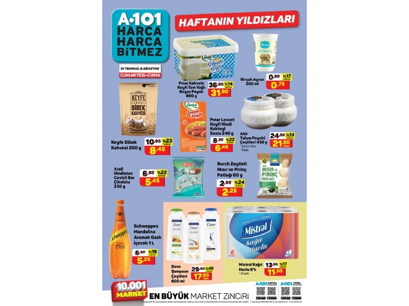 A101 31 Temmuz - 6 Austos Haftann Yldzlar - 1