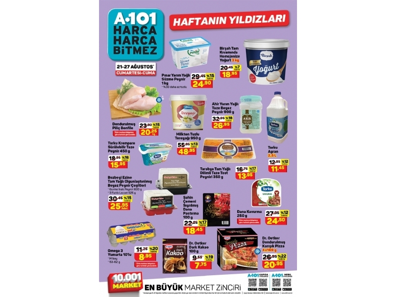 A101 21 - 27 Austos Haftann Yldzlar - 2