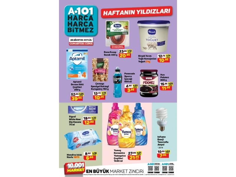 A101 28 Austos - 3 Eyll Haftann Yldzlar - 1