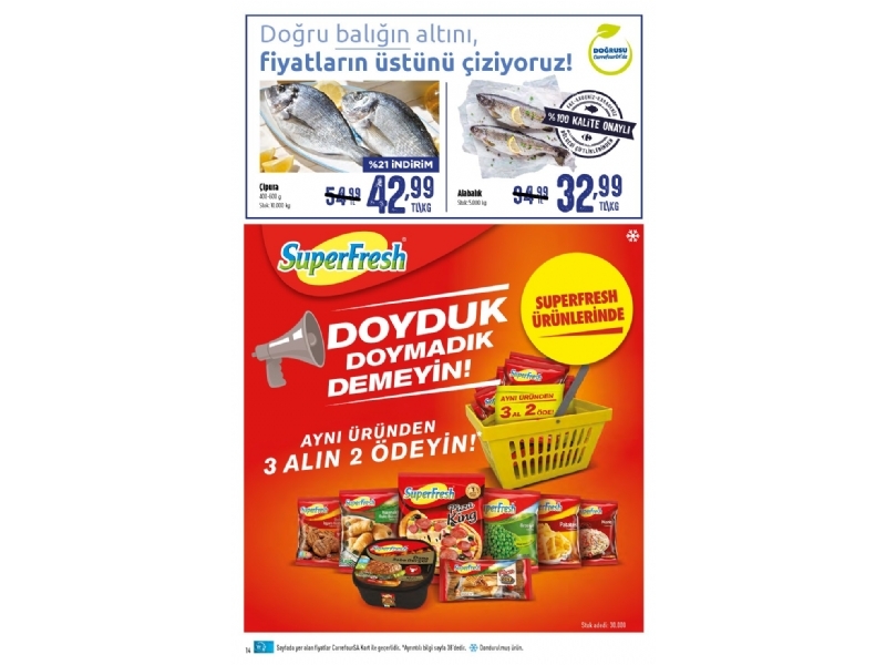 CarrefourSA 30 Eyll - 13 Ekim Katalou - 14