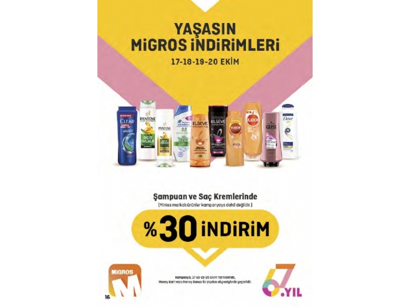 Migros 7 - 20 Ekim 67. Yl ndirimleri - 16