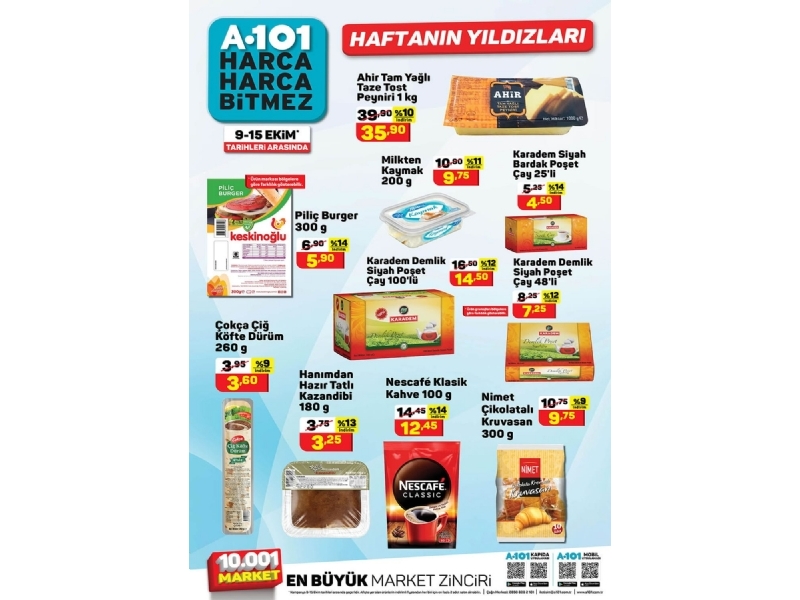 A101 9 - 15 Ekim Haftann Yldzlar - 2