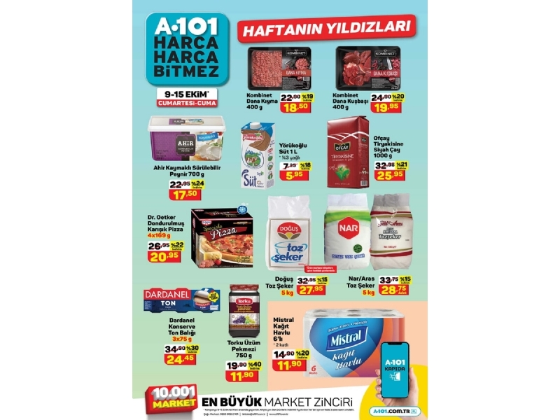 A101 9 - 15 Ekim Haftann Yldzlar - 1