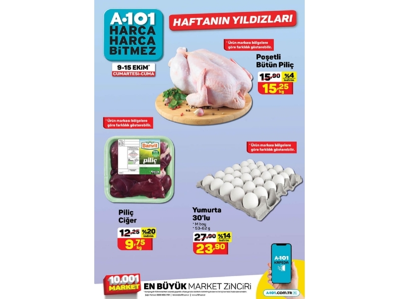 A101 9 - 15 Ekim Haftann Yldzlar - 4