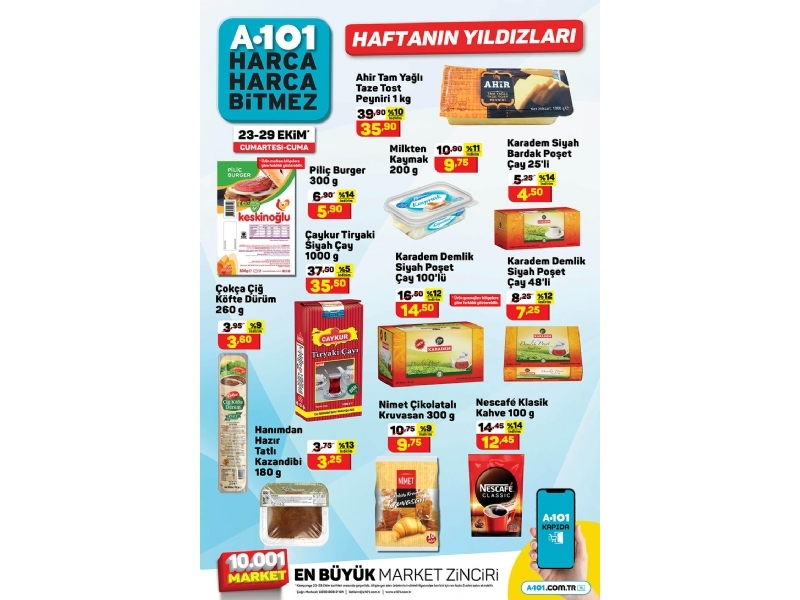 A101 23 - 29 Ekim Haftann Yldzlar - 1