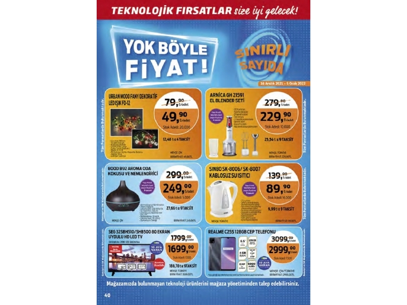 Migros 16 Aralk - 5 Ocak Ylba Migroskop - 109