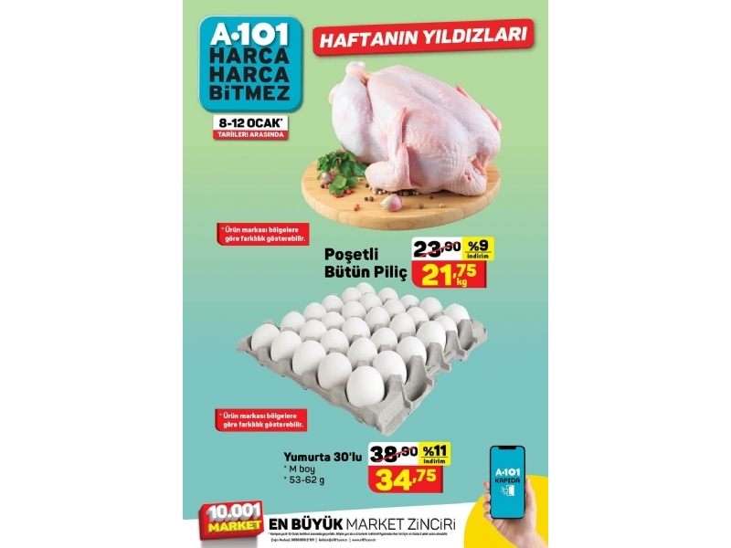 A101 8 - 14 Ocak Haftann Yldzlar - 2