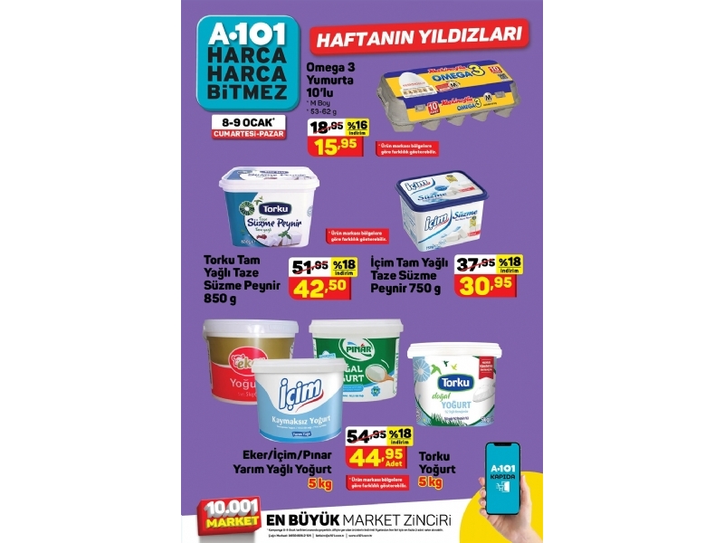 A101 8 - 14 Ocak Haftann Yldzlar - 3