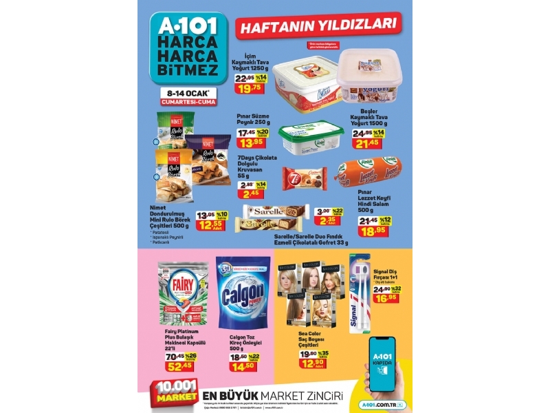 A101 8 - 14 Ocak Haftann Yldzlar - 1