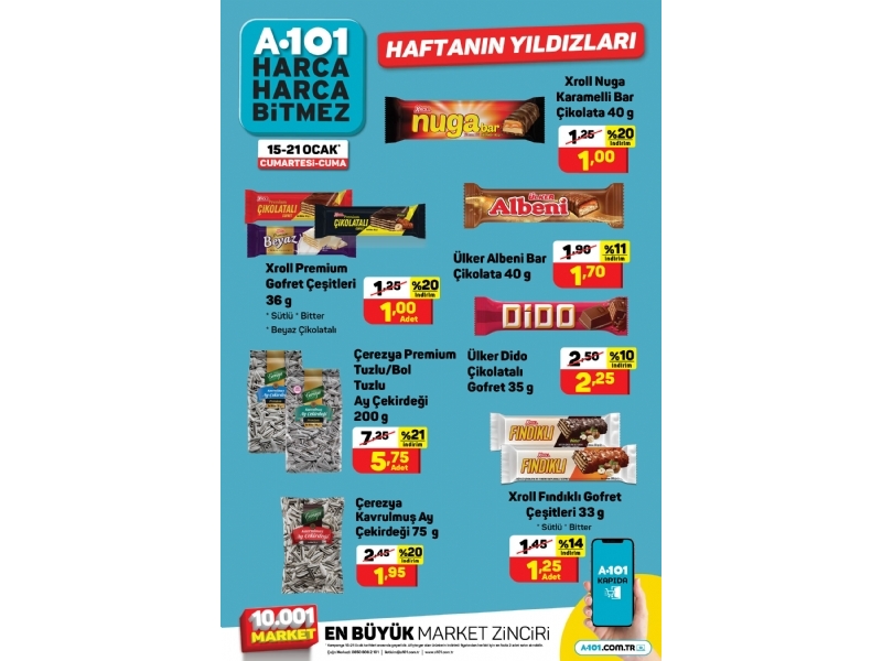 A101 15 - 21 Ocak Haftann Yldzlar - 3