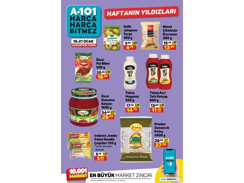 A101 15 - 21 Ocak Haftann Yldzlar - 2