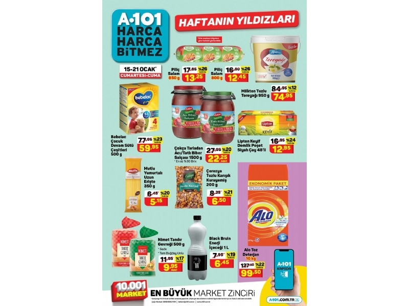 A101 15 - 21 Ocak Haftann Yldzlar - 1