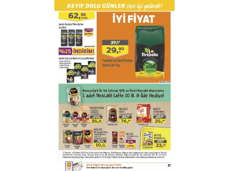 Migros 17 ubat - 2 Mart Migroskop - 27