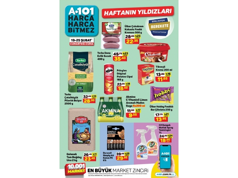 A101 19 - 25 ubat Haftann Yldzlar - 1