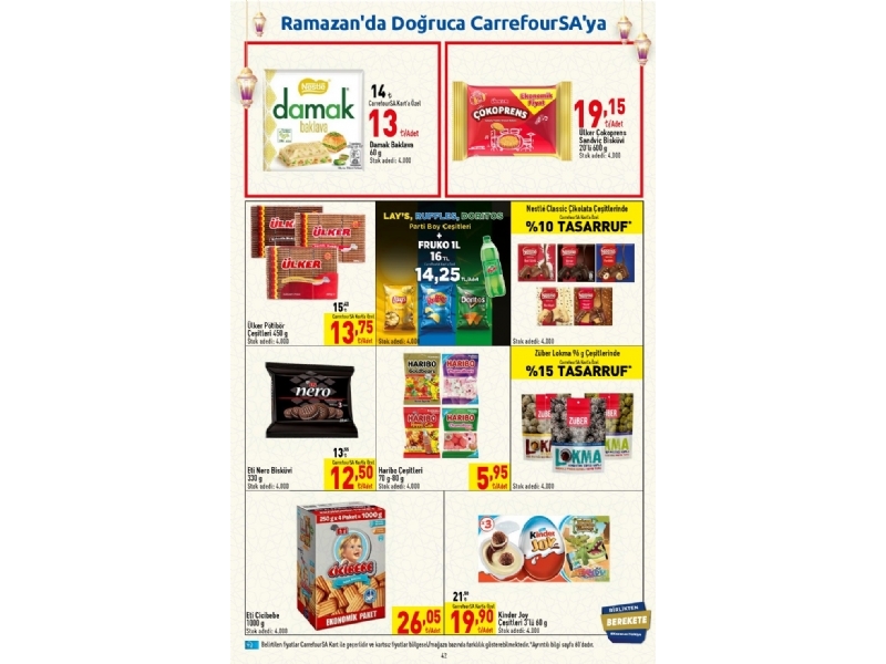 CarrefourSA 22 Mart - 6 Nisan Katalou - 42