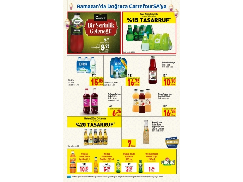 CarrefourSA 22 Mart - 6 Nisan Katalou - 43