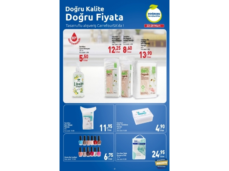 CarrefourSA 22 Mart - 6 Nisan Katalou - 48