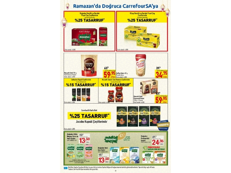 CarrefourSA 22 Mart - 6 Nisan Katalou - 31