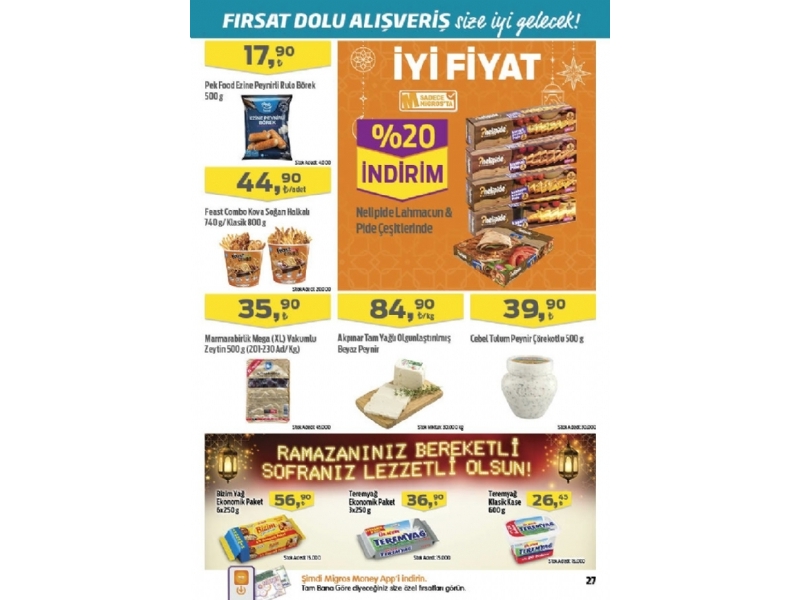 Migros 31 Mart - 20 Nisan Migroskop - 27