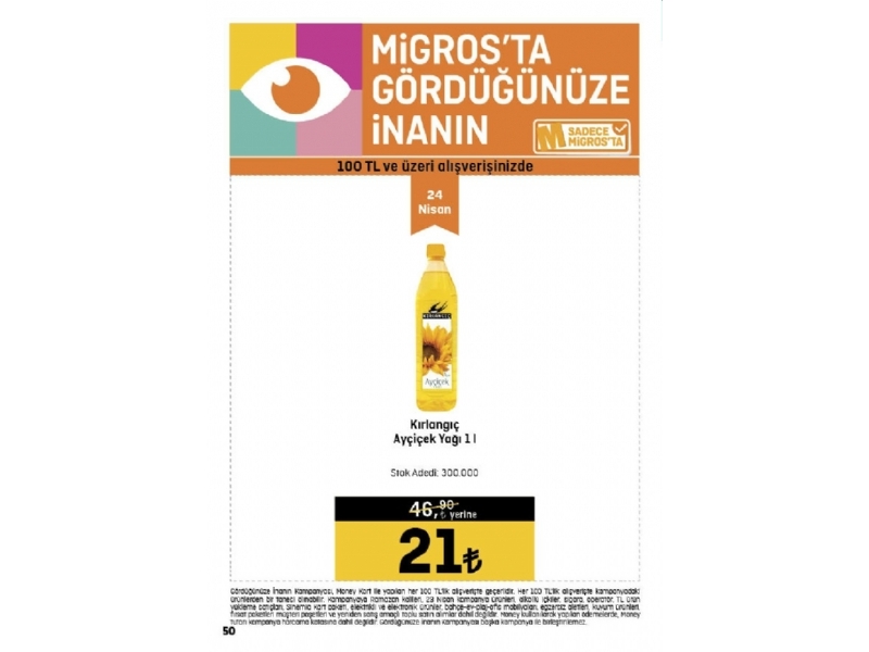 Migros 21 Nisan -11 Mays Migroskop - 50