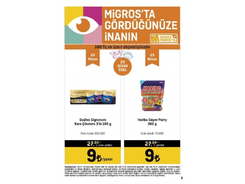 Migros 21 Nisan -11 Mays Migroskop - 100